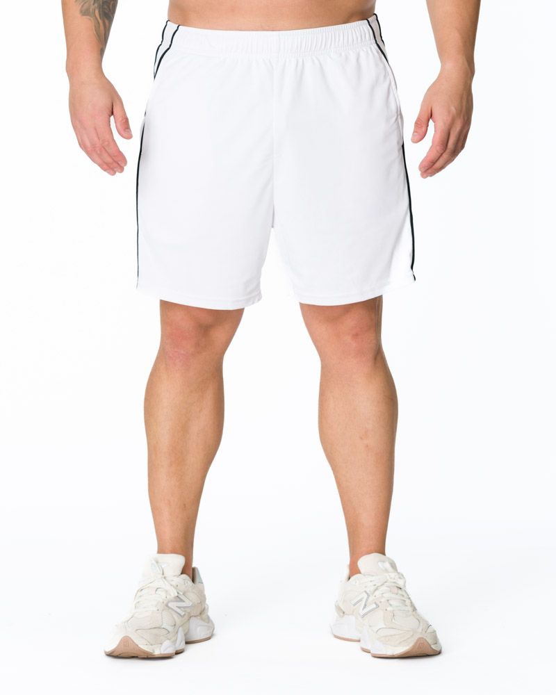 Pantaloni scurți fitness Aether White