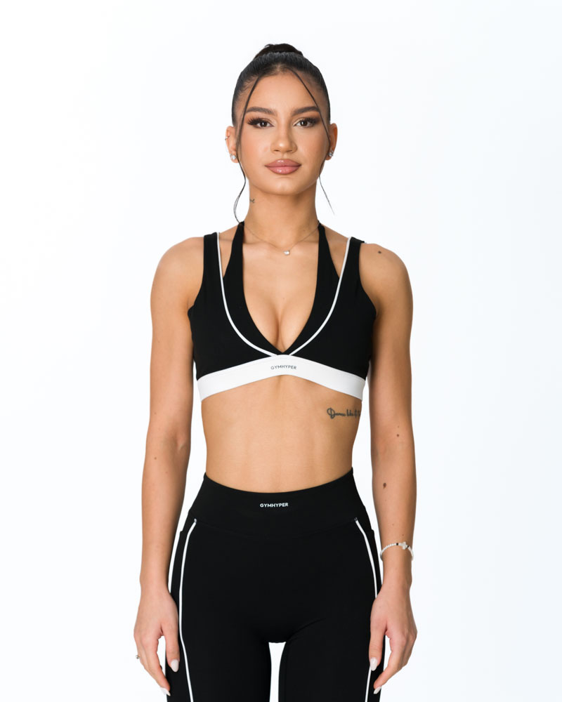 Bustieră Fitness Idun Jet Black