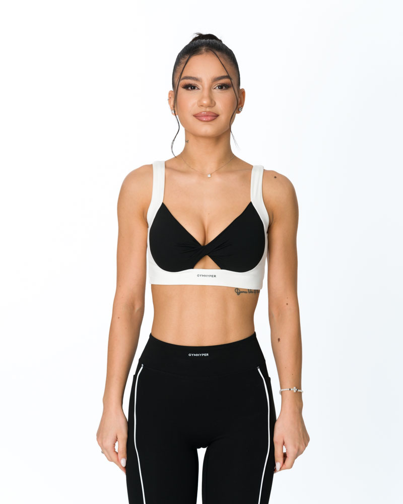 Bustieră Fitness Idun Icy White Twist