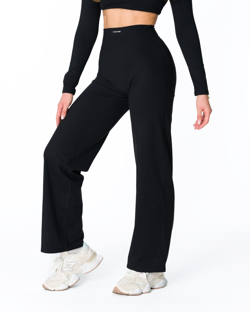 Colanți Fitness Evazați Ixchel Black